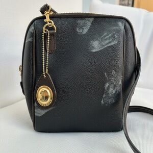 Vintage Luxury brand Louvrouse crossbody w/🐴